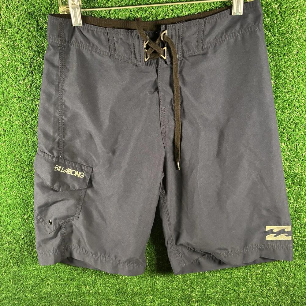 Billabong Navy Blue Lightweight Beach Surfing Board Shorts Mens Size 30 Trunks